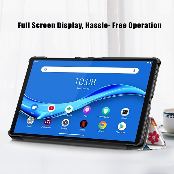 Lenovo Tab M10 HD (2nd Gen) - Tri-Fold Fodral - Fjärilar