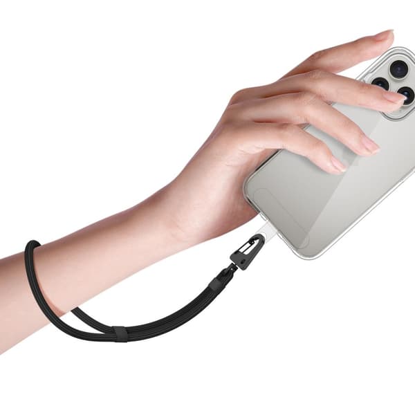 Tech-Protect Mobilsnöre Rope Wrist Strap Svart