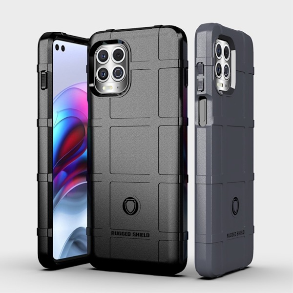 Motorola Moto G100 - Robust Skal - Grå Grey Grå