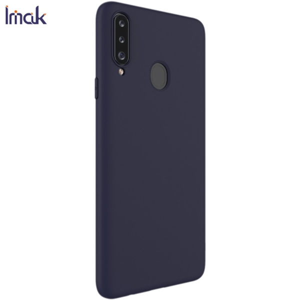 Samsung Galaxy A20s - IMAK Matt TPU Skal - Blå Blue Blå
