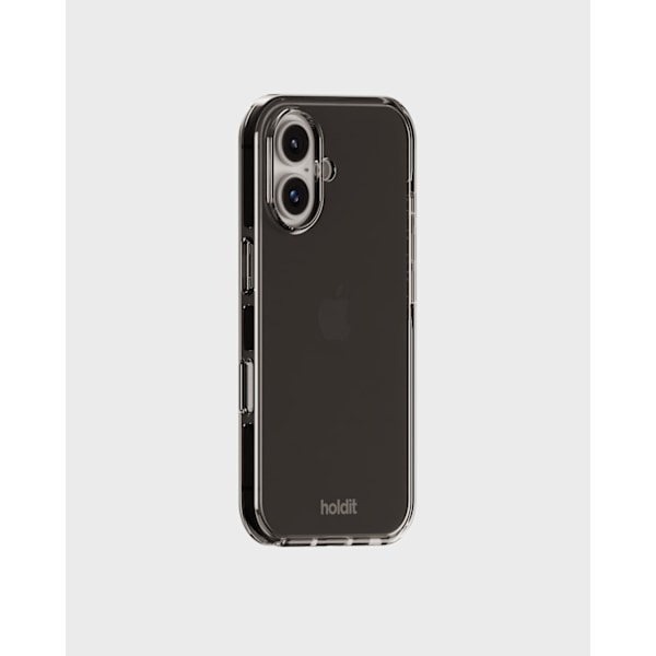 holdit iPhone 16 Mobilskal Seethru Svart