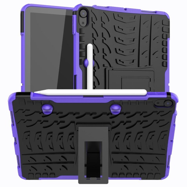 iPad Air 2020/2022/2024 Skal Rugged Kickstand Armor Lila Purple Lila