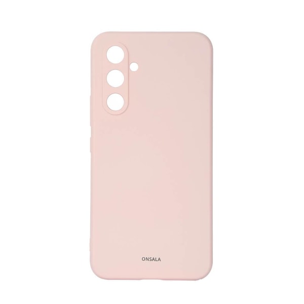 ONSALA Galaxy A54 5G Mobilskal Silikon Chalk Pink