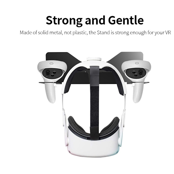 JYS Meta Quest 2 / PS VR2 Väggfäst För Headset & Kontroll Svart