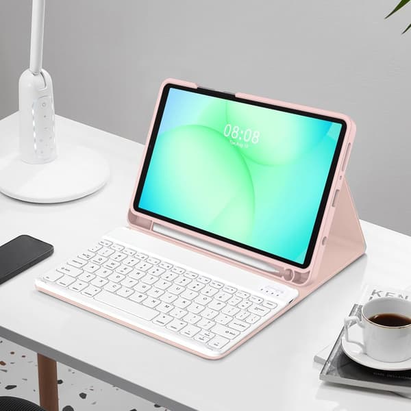 Tech-Protect Galaxy Tab A11/A9 Fodral SC Tangentbord Rosa