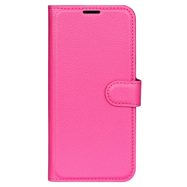Samsung Galaxy A15 5G Fodral Litchi Läder Rosa