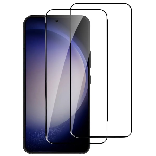 [2-PACK] Samsung S24 Plus Heltäckande Skärmskydd i Härdat Glas