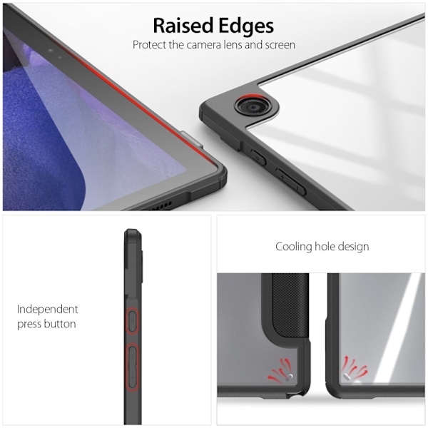 DUX DUCIS Samsung Galaxy Tab A8 10.5 (2021) Fodral TOBY Tri-Fold Svart