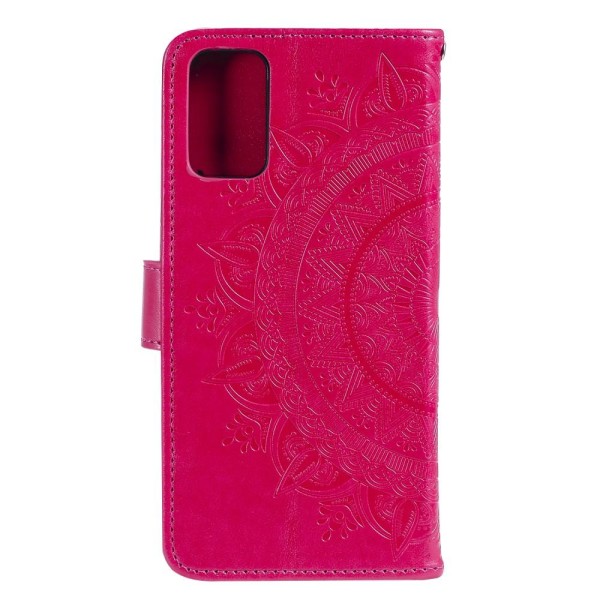 Huawei Y5p - Mandala Plånboksfodral - Rosa Pink Rosa