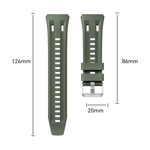 Huawei Watch GT 6 Pro 46 mm Armband FlexSilicone Blå