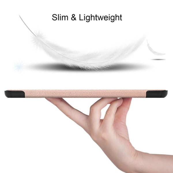 Samsung Galaxy Tab S6 Lite - Tri-Fold Fodral - Roséguld Roséguld Roséguld