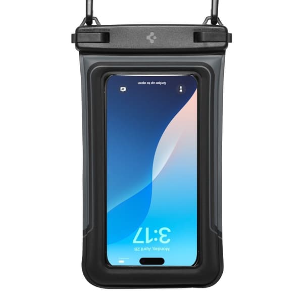 Spigen 2-PACK Universal Vattentät Påse / Mobilväska Svart