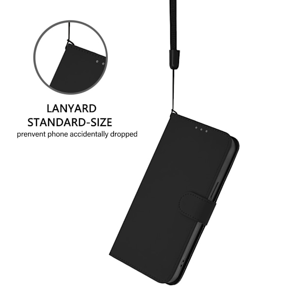 Xiaomi Redmi Note 14 Pro/Pro Plus 5G Fodral Läder Svart