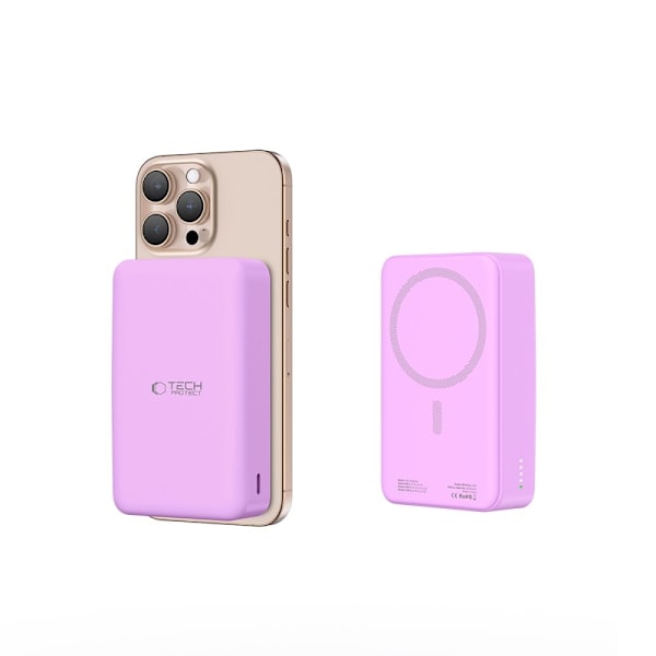 Tech-Protect 20000 mAh MagSafe Powerbank LifeMag Lila