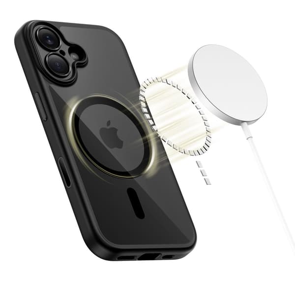 Tech-Protect iPhone 17 Skal MagSafe MagPeak Svart/Transparent