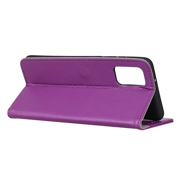 OnePlus 8T / 8T+ - Litchi Läder Fodral - Lila Purple Lila