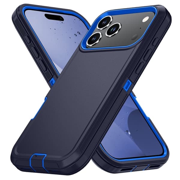 iPhone 17 Pro Skal Extreme Shockproof Hybrid Blå