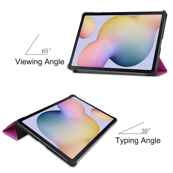 Samsung Galaxy Tab S7 / Tab S8 - Tri-Fold Fodral - Lila Purple Lila