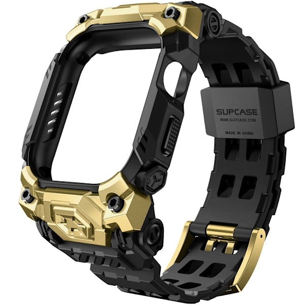 Supcase Apple Watch 10 46 mm Armband Unicorn Beetle Ore Guld