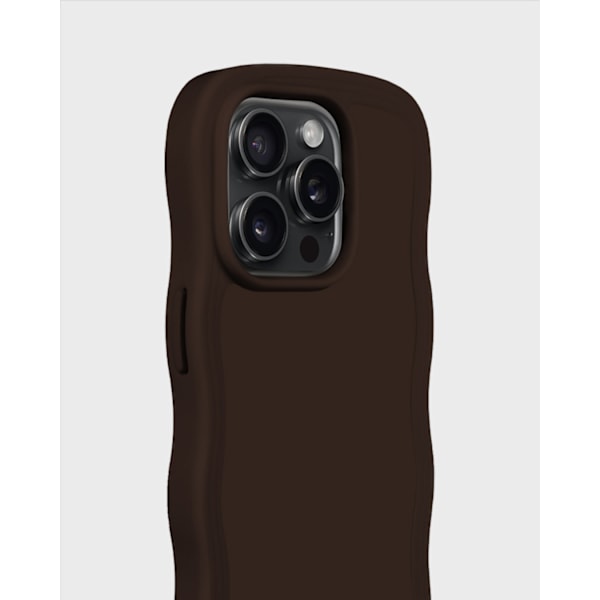 holdit iPhone 15 Pro Skal Wavy Chocolate