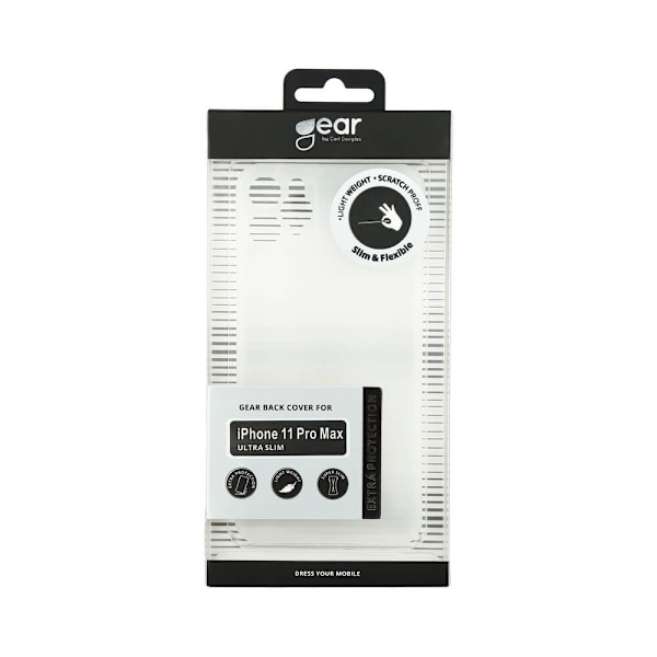 GEAR iPhone 11 Pro Max Skal Ultraslim Vit