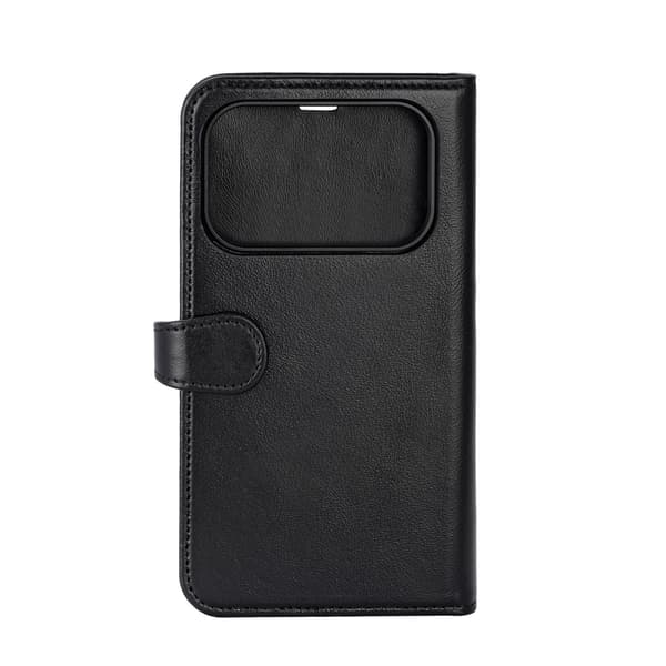 Buffalo iPhone 18 Pro Max/17 Pro Max Fodral MagSafe 2in1 Äkta Läder Svart