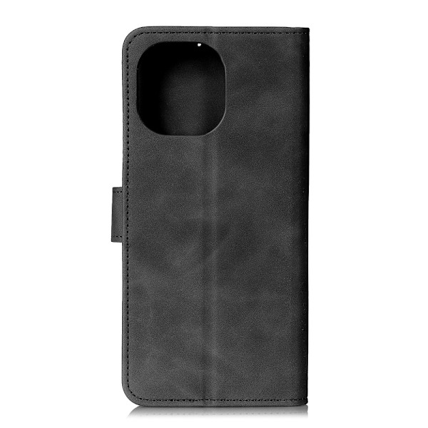 Xiaomi Mi 11 - KHAZNEH Retro Läder Fodral - Svart Black Svart