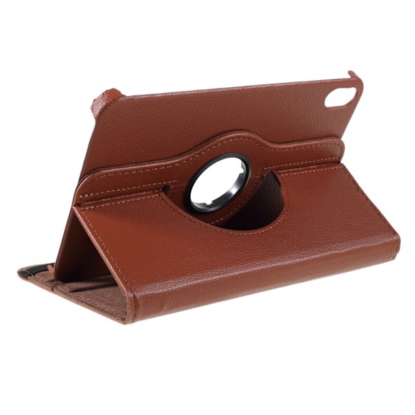 iPad Mini 2024/2021 Fodral 360° Rotation Litchi Brun