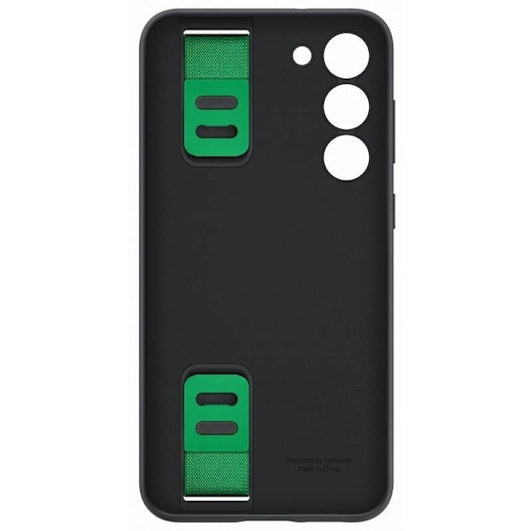 Samsung Galaxy S23 Plus Skal Silicone with Strap Svart