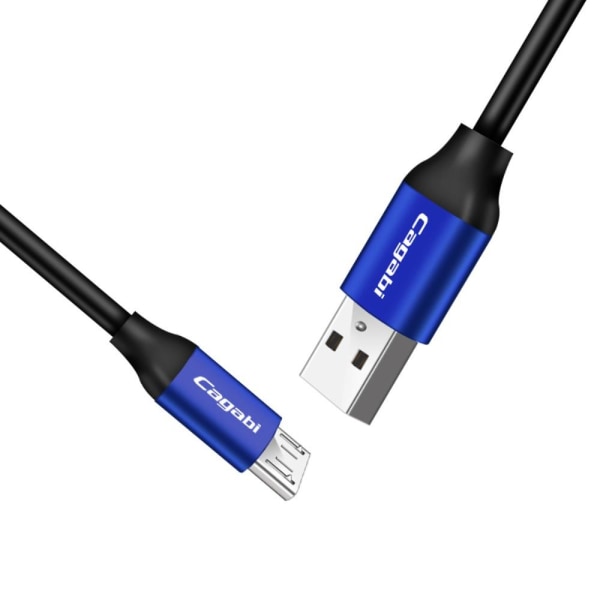 Cababi Micro USB Quick Charge 1 m - Blå Blue Blå