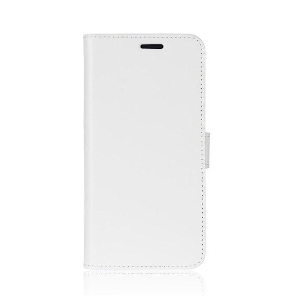 Xiaomi Redmi 9T - Crazy Horse Läder Fodral - Vit White Vit