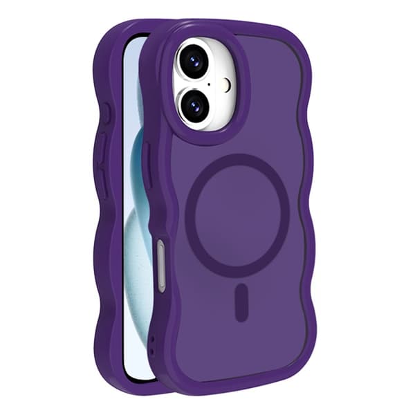 iPhone 16 Plus Skal MagSafe Wavy Matt Lila
