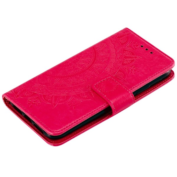 iPhone 11 - Plånboksfodral Mandala - Rosa Pink Rosa