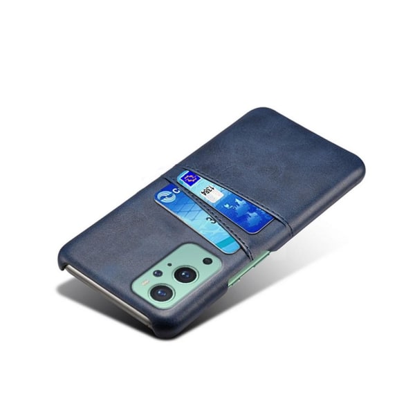 OnePlus 9 Pro - KSQ Skal Med Kortfack - Blå Blue Blå