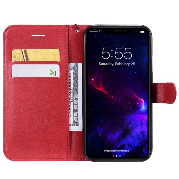 iPhone 11 - Plånboksfodral - Röd Red Röd