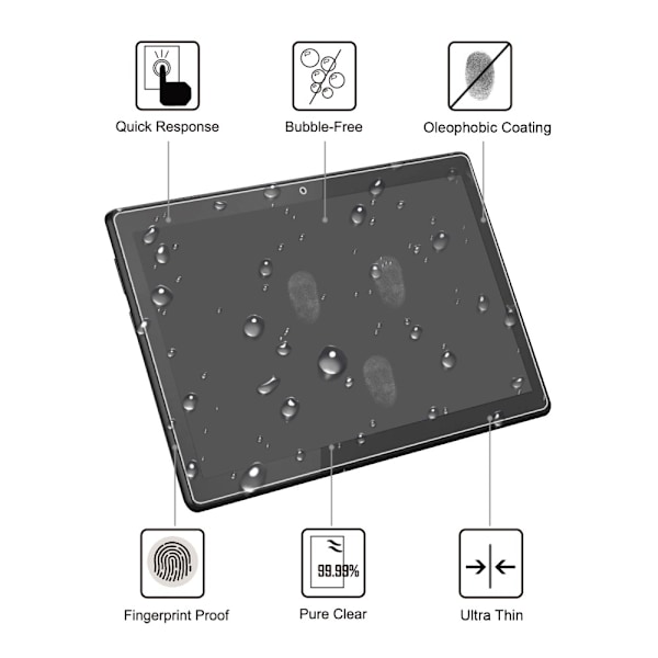 Lenovo Tab M10 TB-X605F TB-X505F Skärmskydd I Härdat Glas
