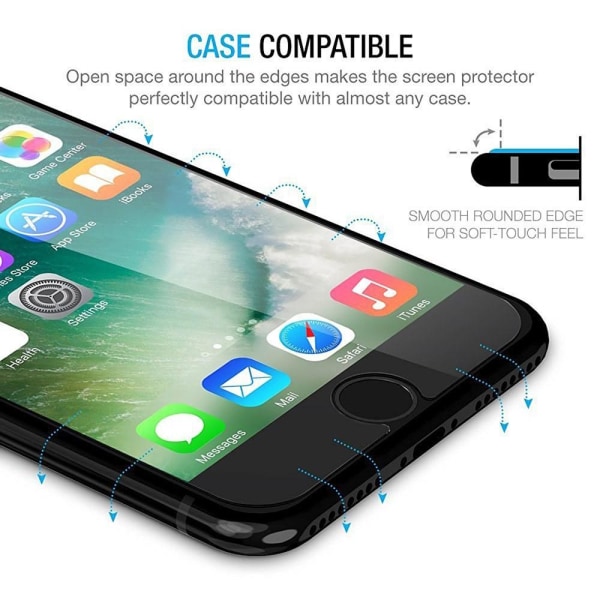 iPhone 7/8 Plus - ENKAY Skärmskydd i Härdat Glas
