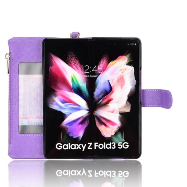 Galaxy Z Fold 3 Fodral Multifunktionell Lila