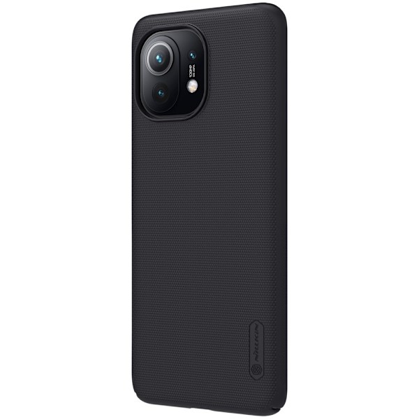 Xiaomi Mi 11 - NILLKIN Frosted Shield Matt Skal - Svart Black Svart
