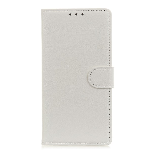 Samsung Galaxy Note 20 Ultra - Litchi Plånboksfodral - Vit White Vit