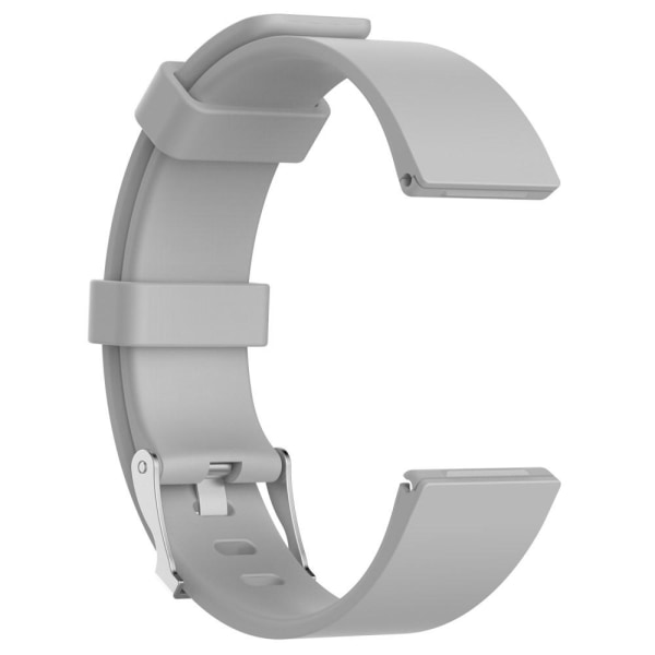 Silikon Armband Fitbit Versa/Versa 2 - Grå Grey Grå