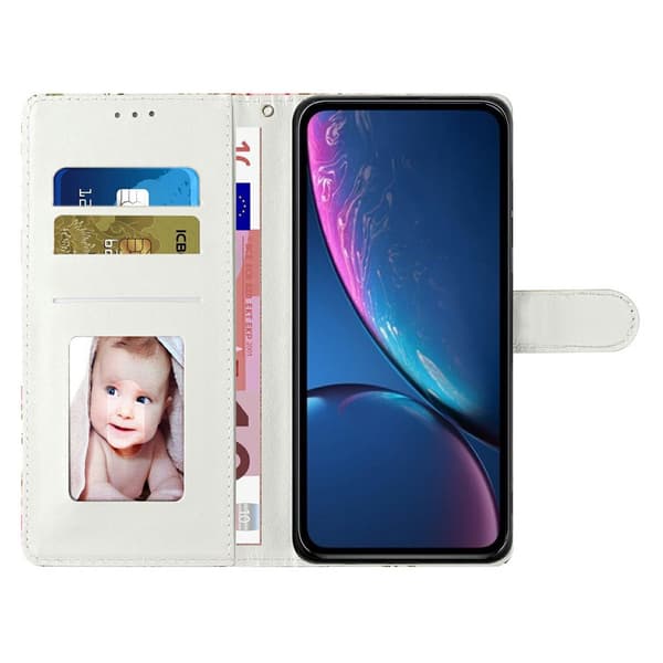 Honor 400 Lite Fodral Med Tryck Rosa Marmor