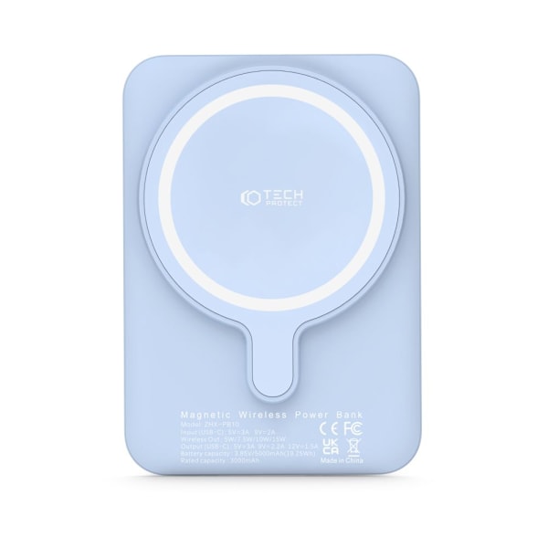 Tech-Protect 5000 mAh MagSafe Powerbank LifeMag Blå