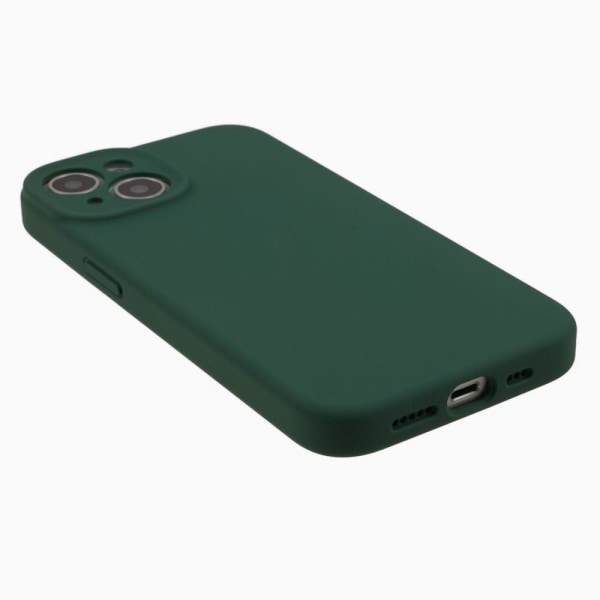 iPhone 15 Skal Liquid Silikon Militär Grön