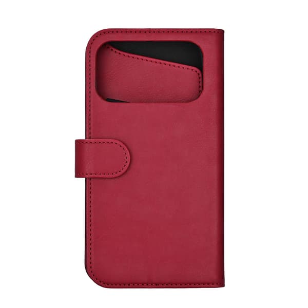 Gear iPhone 17 Pro Max Fodral MagSafe Läder Deep Red