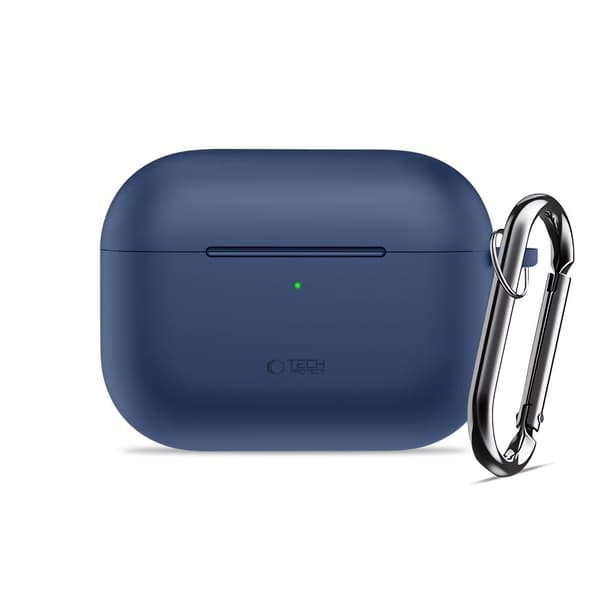 Tech-Protect AirPods Pro 3 Skal Silikon Hook Navy Blue