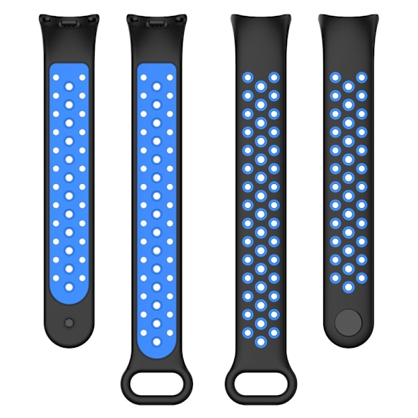Xiaomi Smart Band 9/8 Träningsarmband Dual-Color Svart/Blå
