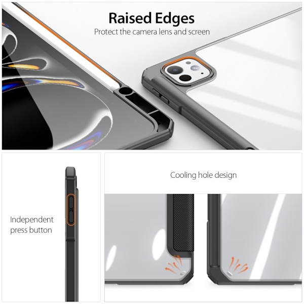 DUX DUCIS iPad Pro 13 2024 Fodral TOBY Svart