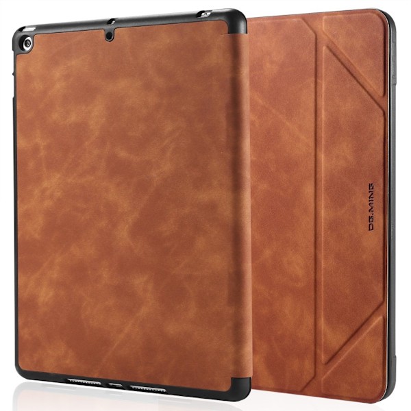 DG.MING iPad 10.2 2019/2020/2021 Fodral See Med Pennhållare Brun Brun