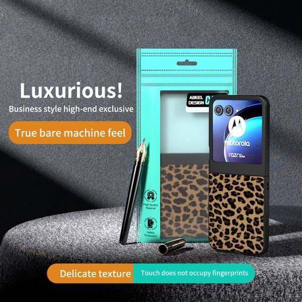 Motorola Razr 60 / 50 5G Mobilskal Leopard Mönster